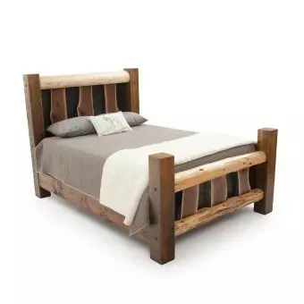 Premium Log Bed Free Shipping Double Log Side Rail Full $289 