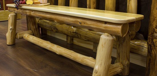 Rustic Benches: Log Benches, Country Benches, Reclaimed Wood Benches