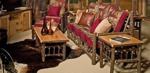 Old Hickory Furniture Woodland Living Room Collection Sofa