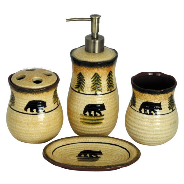 Bear Bathroom Set   Ba1810 Bear Bathroom Set Sm 