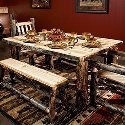 cheap rustic kitchen tables