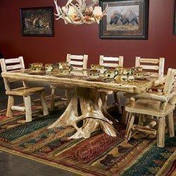 cedar dining room set